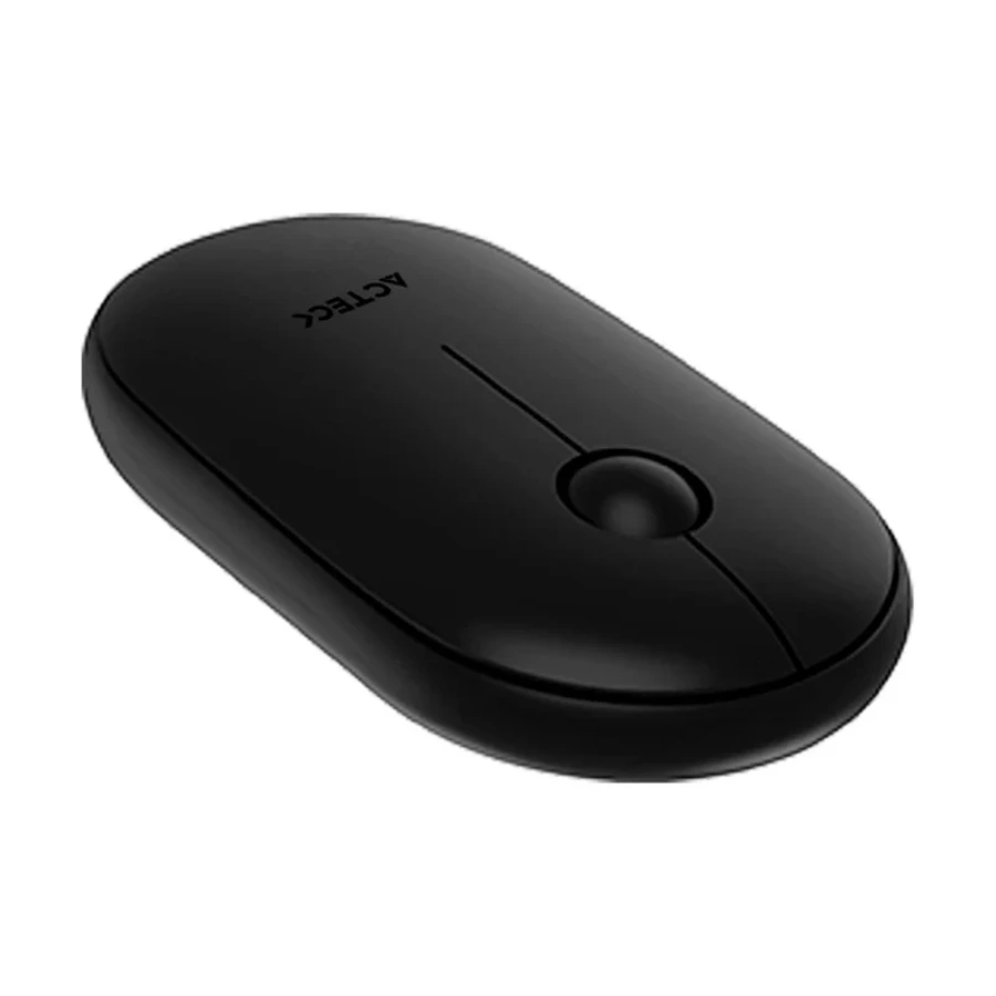 AC-934091_1 Mouse ACTECK OPTIMIZE EDGE MI460 / Inalámbrico / Receptor USB / 2 Botones + Scroll / Click Silencioso / 1500 DPI / Sensor Óptico / Color Negro - Image 1