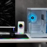 Bocinas Gamer BALAM RUSH GLIMM STYLE BG565 / Alámbricas, Inalámbricas / USB, Bluetooth, 3.5 MM / Sonido Estéreo / 10W / Iluminación LED / Blanco - Image 4