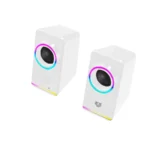 Bocinas Gamer BALAM RUSH GLIMM STYLE BG565 / Alámbricas, Inalámbricas / USB, Bluetooth, 3.5 MM / Sonido Estéreo / 10W / Iluminación LED / Blanco - Image 3