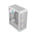 Gabinete Gamer BALAM RUSH Carbono Twin Mate 5000 / ATX / Cristal Templado / 4 Ventiladores ARGB Incluidos / USB-C, USB 2.0, 3.0 / Blanco - Imagen 4
