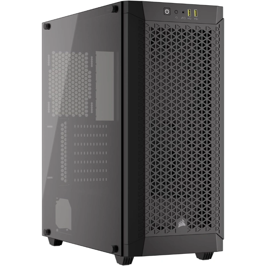 CC-9011271-WW 1 Gabinete CORSAIR 480T AIRFLOW / Media Torre / ATX / Panel Lateral De Cristal Templado / No Incluye Ventiladores / USB 3.2, 3.5MM / Negro - Image 1