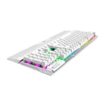 Teclado Gamer BALAM RUSH DOMINATE EXPERT GK979 RGB / Mecánico / Alámbrico / USB 3.0 – Tipo C / Cable 1.8 M Trenzado / Anti-Ghosting / Switch Rojo Outemu / Español / Blanco - Image 3