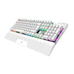 Teclado Gamer BALAM RUSH DOMINATE EXPERT GK979 RGB / Mecánico / Alámbrico / USB 3.0 – Tipo C / Cable 1.8 M Trenzado / Anti-Ghosting / Switch Rojo Outemu / Español / Blanco - Image 2