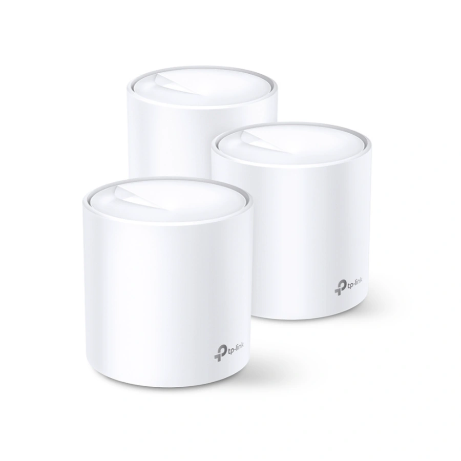 CP-TP-LINK-DECOX20(3-PACK)-1 Sistema Mesh TP-LINK DECO X20 / Wi-Fi 6 Doble Banda AX1800 / 2.4GHz, 5GHz / Enrutador, Access Point / X2 Puertos Ethernet / X2 Antenas Internas / 3 Piezas - Image 1