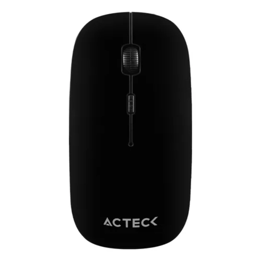 D_NQ_NP Mouse ACTECK AC-928885 / Inalámbrico / Receptor USB / 1600 DPI Ajustables / 3 Botones+Scroll / Sensor Óptico / Negro - Image 1