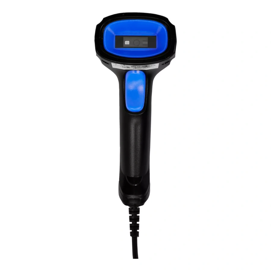 D_NQ_NP_2X_7848 Lector De Código De Barras EVOTEC EV-3002 / Alámbrico / USB / Láser / Escáner 1D, 2D / Modo Manual, Continuo, Intermitente / Negro-Azul - Image 1