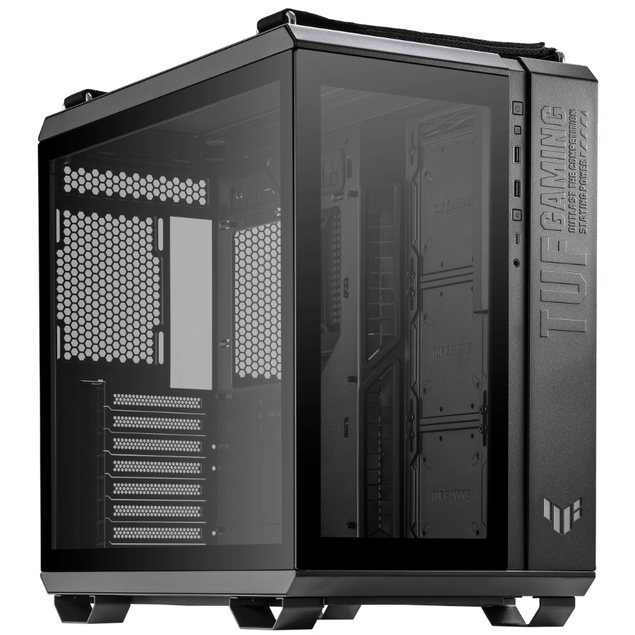 GT502 1 Gabinete Gamer ASUS TUF GAMING GT502 / ATX / Cristal Templado / No Incluye Ventiladores / USB 3.2, USB-C / Negro - Image 1