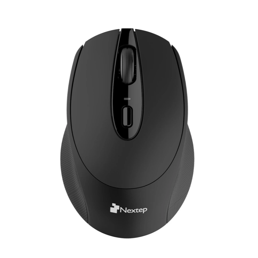 NE-410E-011 Mouse Ergonómico NEXTEP NE-410E / Inalámbrico / Receptor USB / 1600 DPI / 4 Botones / Sensor Óptico / Color Negro - Image 1