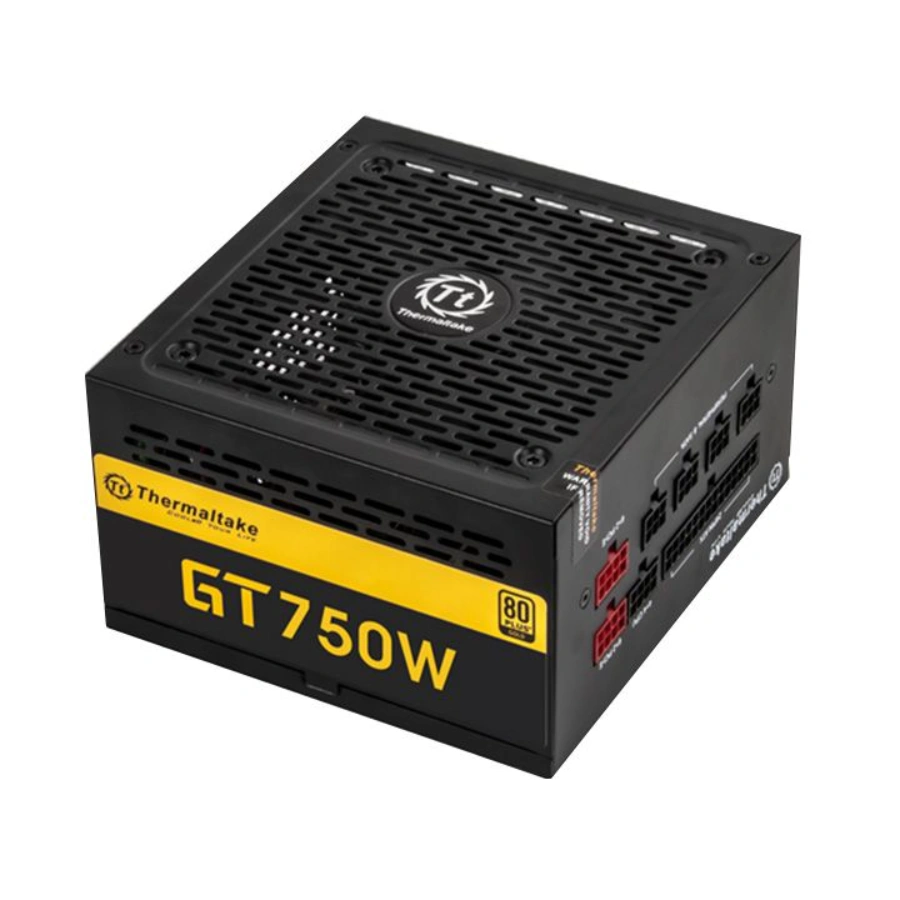 PS-TPT-0750FNFAGU-1 1 Fuente De Poder THERMALTAKE TOUGHPOWER GT / 750W / 80 PLUS Gold / Full Modular / PFC activo / PCI-E 6+2 / SATA / Negro - Image 1
