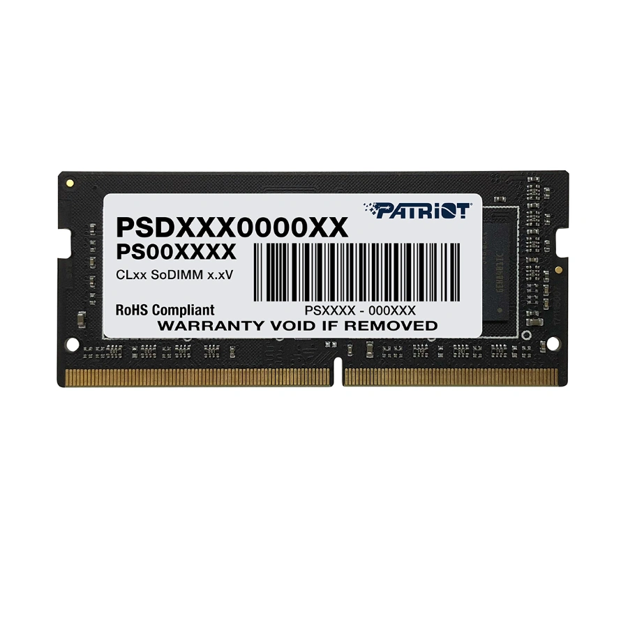 PSD432G26662S01 Memoria RAM PATRIOT SIGNATURE / 32GB / DDR4 2666MHz / Para Laptop / CL19 / 1.2V / Color Negro - Image 1