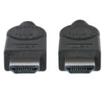 Cable HDMI MANHATTAN 323222 / 4K A 30Hz / Ethernet De Alta Velocidad / Macho A Macho / 3 Metros / Blindado / Color Negro - Image 5