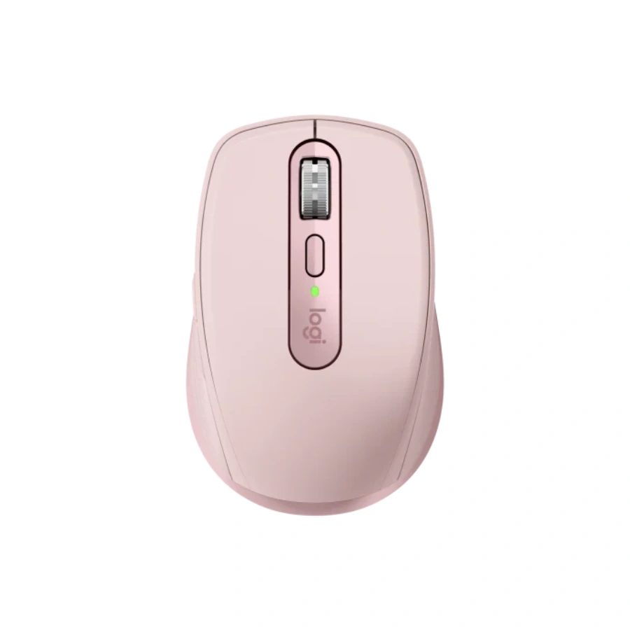 mx-anywhere-3-product-gallery-rose-top Mouse Ergonómico LOGITECH MX Anywhere 3 / Inalámbrico / Receptor USB, Bluetooth / Alcance 10M / 6 Botones+Scroll / 4000 DPI Ajustables / Sensor Darkfield / Rosa - Image 1