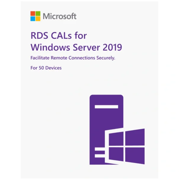 Paquete De 50 RDS CALs Devices / Compatible Con Windows Server Standard ...