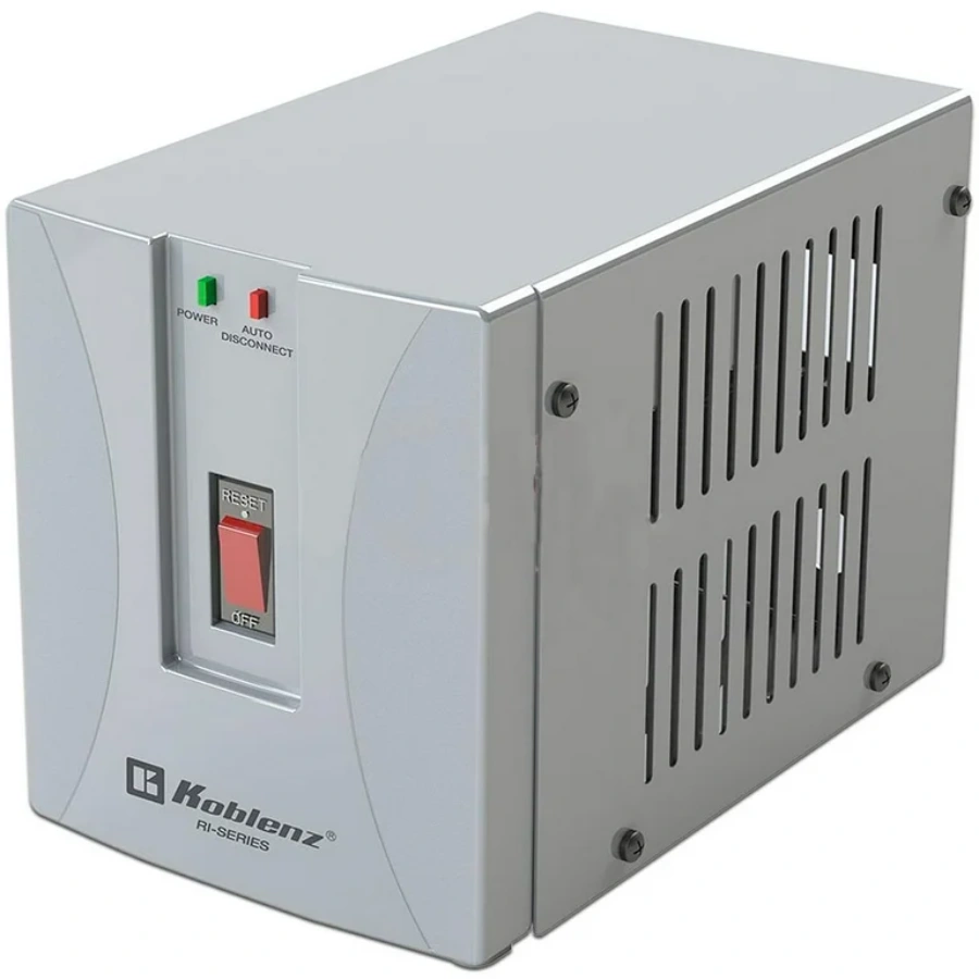 00-1596-00-6 1 Regulador KOBLENZ 00-1596-00-6 / 2000VA / 1500W / 1 Contacto / 2 Leds / Color Gris - Image 1