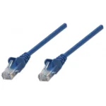Cable Patch INTELLINET / Cat6 UTP / RJ-45 Macho - RJ-45 Macho / 2 Metros / 7FT / Color Azul