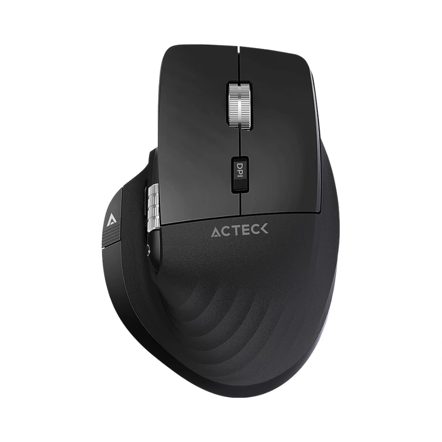 CP-ACTECK-AC-936187-3a70a1 Mouse Ergonómico Profesional ACTECK VIRTUOS PRO MI780 / 3200 Dpi Ajustables / 8 Botones / Inalámbrico / USB-C / Para Oficina / Ultra Fast / Sensor Pixart / Negro - Image 1