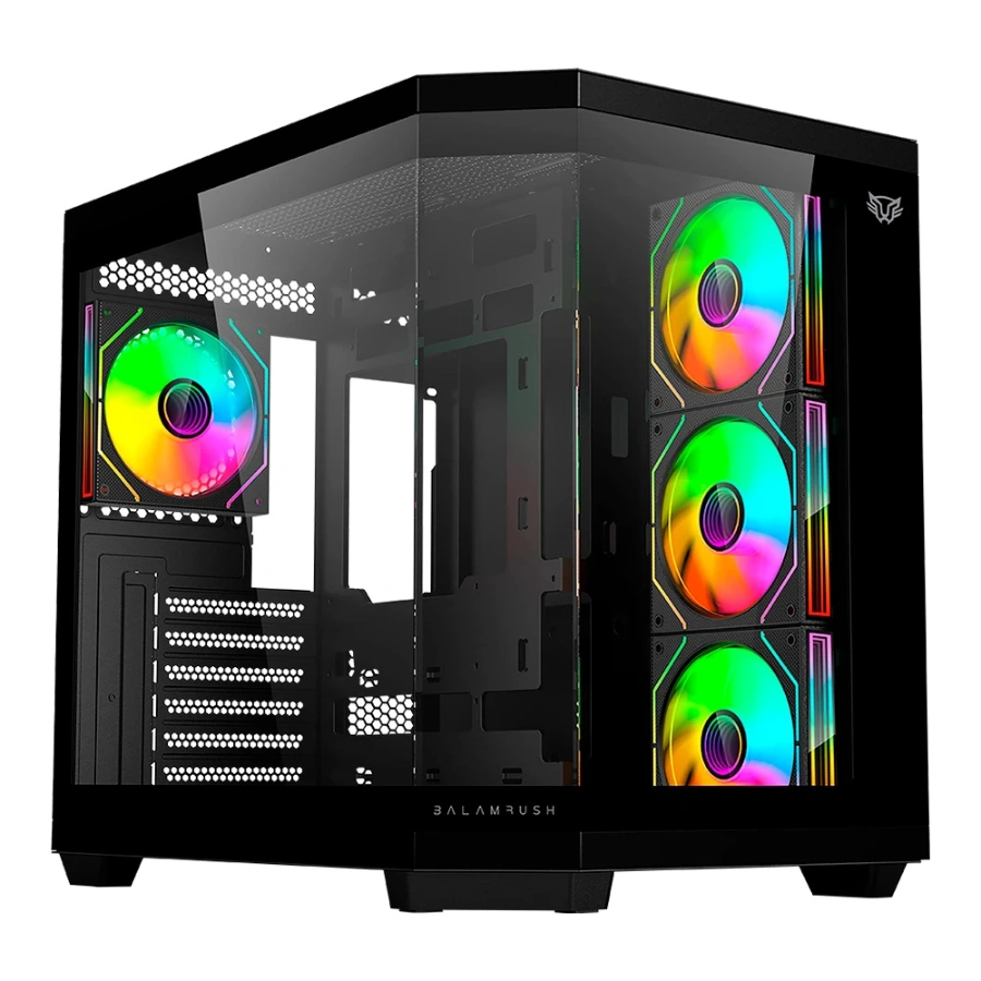 CP-BALAMRUSH-BR-938679-bb5de2 Gabinete Gamer BALAM RUSH TANK MASTER 9600TB / Media Torre / ATX, Micro ATX, ITX / Cristal Templado / 4 Ventiladores ARGB Incluidos / USB 3.1, USB 3.0, USB 2.0 / Color Negro - Image 1