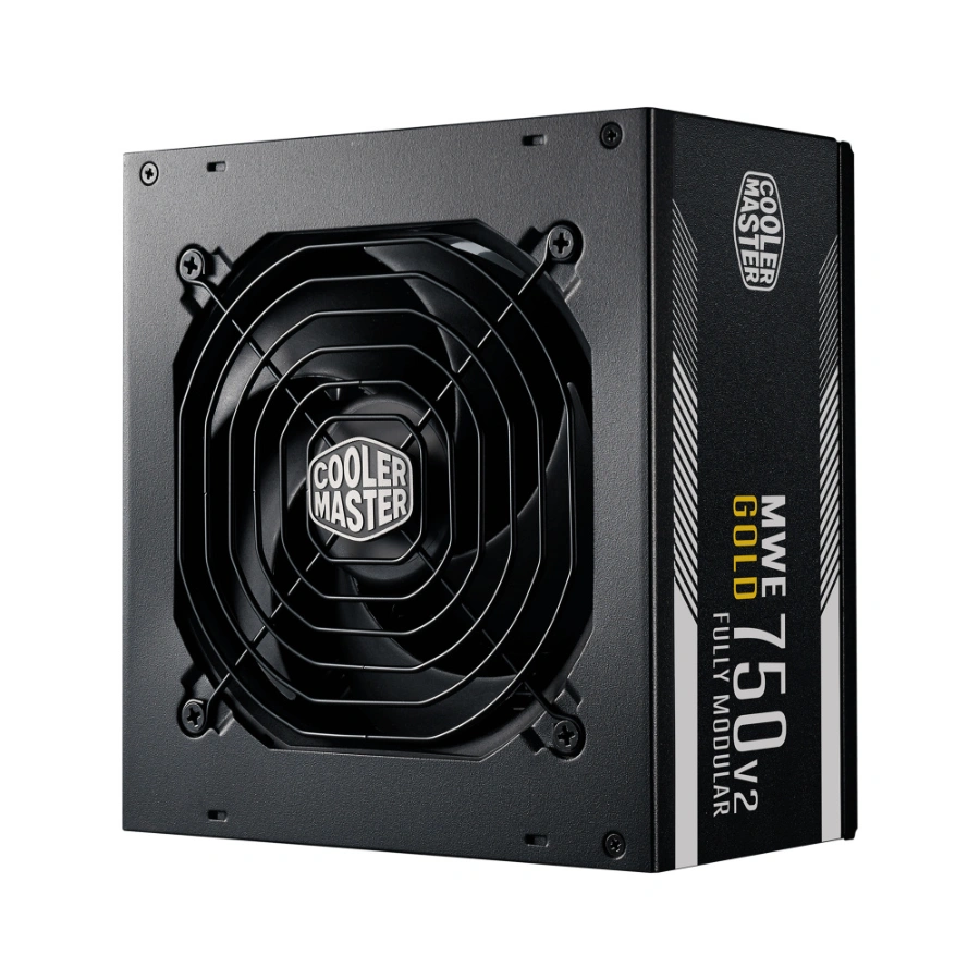 CP-COOLERMASTER-MPE-7501-AFAAG-1 Fuente De Poder COOLER MASTER MWE GOLD 750 V2 ATX 3.0 / 750 W / 80 Plus Gold / 24 Pin ATX / CPU 4+4 / PCI-E 6+2 / SATA / Molex / Negro - Image 1