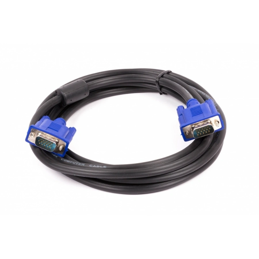 CP-NACEBTECHNOLOGY-NA-588-1 Cable VGA NACEB TECHNOLOGY NA-588 / Macho A Macho / FHD / 1.5 M / Color Negro Y Azul - Image 1
