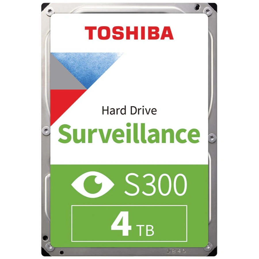 CS35039-40 Disco Duro Para Vigilancia TOSHIBA S300 HDWT840UZSVA / 4TB / 3.5” / SATA III 6GB/S / 5400 RPM / 256MB Caché - Image 1