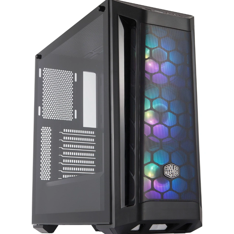 MCB-B511D-KGNN-RGA 1 Gabinete COOLER MASTER MASTERBOX MB511 ARGB / Media Torre / E-ATX / Ventana De Vidrio Templado / 3 Ventiladores ARGB Incluidos / USB 3.2, 3.5mm / Negro - Image 1