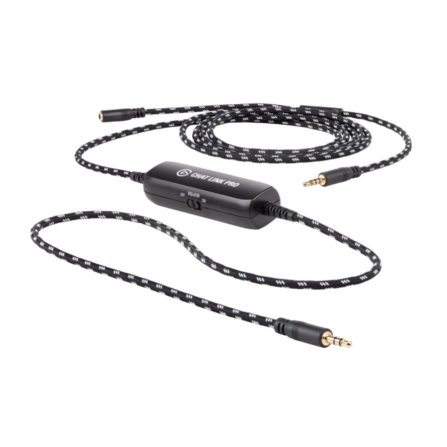 CP-ELGATO-10GBC9901-53a623 Cable De Audio ELGATO Chat Link Pro / Para Transmitir O Grabar Audio De Voz y Juego / 2.5 Metros / 3.5MM / Para PS5, PS4 o Nintendo Switch / Negro - Image 1