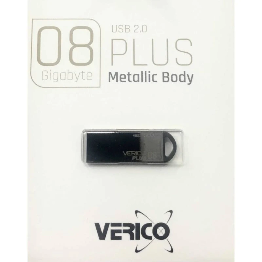 VERICO8GB Memoria USB VERICO PLUS VR25 / 8GB / USB 2.0 / Sin Tapa / Color Negro - Image 1