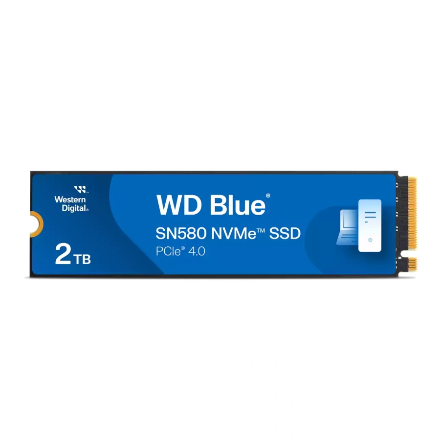 WDS200T3B0E15 Unidad SSD M.2 NVMe WESTERN DIGITAL BLUE SN580 / 2TB / PCIe 4.0 / 2280 / Lectura 4150MB/s / Escritura 4150MB/s / WDS200T3B0E - Image 1