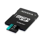 Memoria Micro SDXC ADATA Premier Pro - 128GB, Lectura 100 MB/s, UHS-I, Clase 10, V30, Con Adaptador - Negro - Image 3