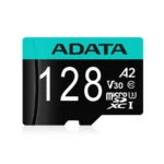 Memoria Micro SDXC ADATA Premier Pro - 128GB, Lectura 100 MB/s, UHS-I, Clase 10, V30, Con Adaptador - Negro - Image 2