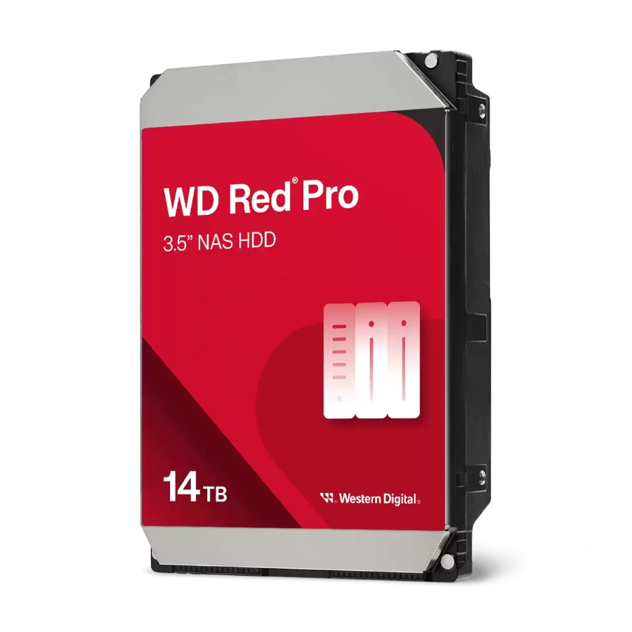 1 (1) Disco Duro Interno Para NAS WESTERN DIGITAL RED PRO NAS / 14TB / 3.5” / SATA 6 Gbit/S / 7200 Rpm / 512 Mb Caché / 255 MB/s Transferencia / 6.4 W - Image 1