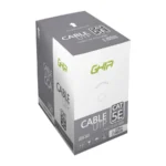 Bobina De Cable UTP GHIA GCB-001 / UTP / 100% Cobre / CAT 5e / Uso Interior, Para Redes Y Video / 305Mts / Gris - Image 2