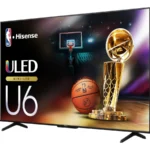 Pantalla Smart TV HISENSE U6 SERIES MINI LED / Google TV / 65" / 4K UHD / 60Hz / WIFI / Bluetooth / Dolby Atmos, Vision / Compatible Con Alexa / Ethernet / X4 HDMI, USB 2.0 / Negro - Image 3