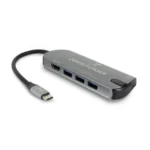Hub USB PERFECT CHOICE PC-101246 / USB-C A HDMI, X3 USB-A 3.0, X1 USB-C / Portátil / Color Gris - Image 2