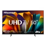 Pantalla Smart TV HISENSE Led UHD 4K 50A6NV / VIDAA U7 / 50" / 3840 X 2160 / Dolby Visión, Modo De Juego Plus / Compatible Con Google, Alexa / X3 HDMI / X2 USB / WIFI / Bluetooth 5.0 / RJ45 / 60Hz / Negro