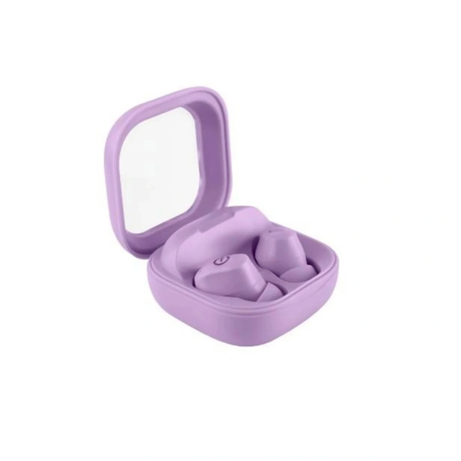 260000002536_2 Audífonos EASY LINE Florela / Inalámbricos / Bluetooth 2.4 / TWS / Con Micrófono / Asistente De Voz, Manos Libres / Conector De Carga Tipo C / Morado - Image 1