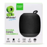 Bocina Portatil BROBOTIX 263069 / Inalámbrico 360º / Bluetooth, Radio FM, Puerto USB Y Micro SD / Color NEGRO - Imagen 5