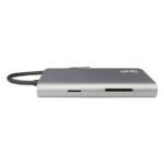 Cable Adaptador GHIA ADAP-20 / Multipuerto 8 En 1 / USB-A, HDMI, RJ45, USB-C, Micro SD, SD / Portátil / Gris - Imagen 3
