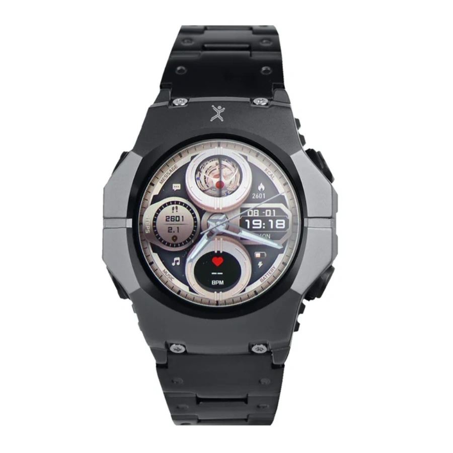 4 Reloj Inteligente Smartwatch PERFECT CHOICE ELEMENTUM / 2.01" / 240X296 Pixeles / Control De reproducción, Foto A Distancia, Sueño, Notificación De Llamada, Control De Pasos / Resistente Al Agua IP68 / Diseño Elegante - Image 1