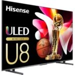 Pantalla Smart TV HISENSE U8 SERIES MINI LED / Google TV / 65" / 4K UHD / 144Hz / WIFI / Bluetooth / Dolby Vision, Atmos / Quantum Dot / Ethernet LAN / X4 HDMI, USB 2.0 / Negro - Image 2