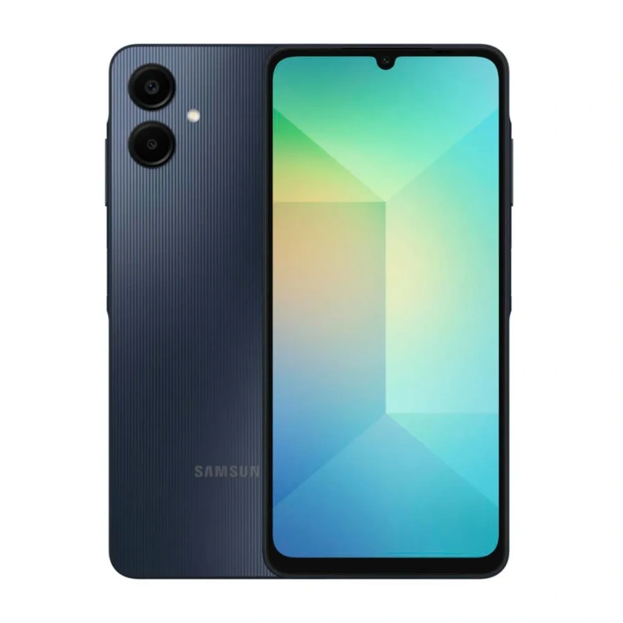 7116070-1200-auto Smartphone SAMSUNG GALAXY A06 / Octa-Core 2.0 GHz / 6.7" / 4GB RAM / 128GB Almacenamiento / Cámara 50MP+2MP/8MP / Android / Bluetooth 5.3 / Negro - Image 1