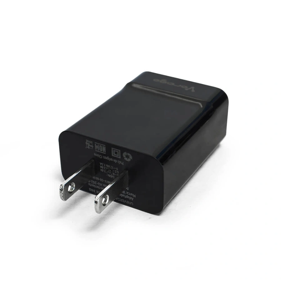 AU-302-BK-1 Cargador De Pared VORAGO AU-302 / 1x USB / 50-60 Hz / Negro - Image 1