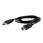 Cable USB 2.0 VORAGO CAB-AB018 / Para Impresora / USB tipo A - USB tipo B / 1.8m / Color Negro - Image 2
