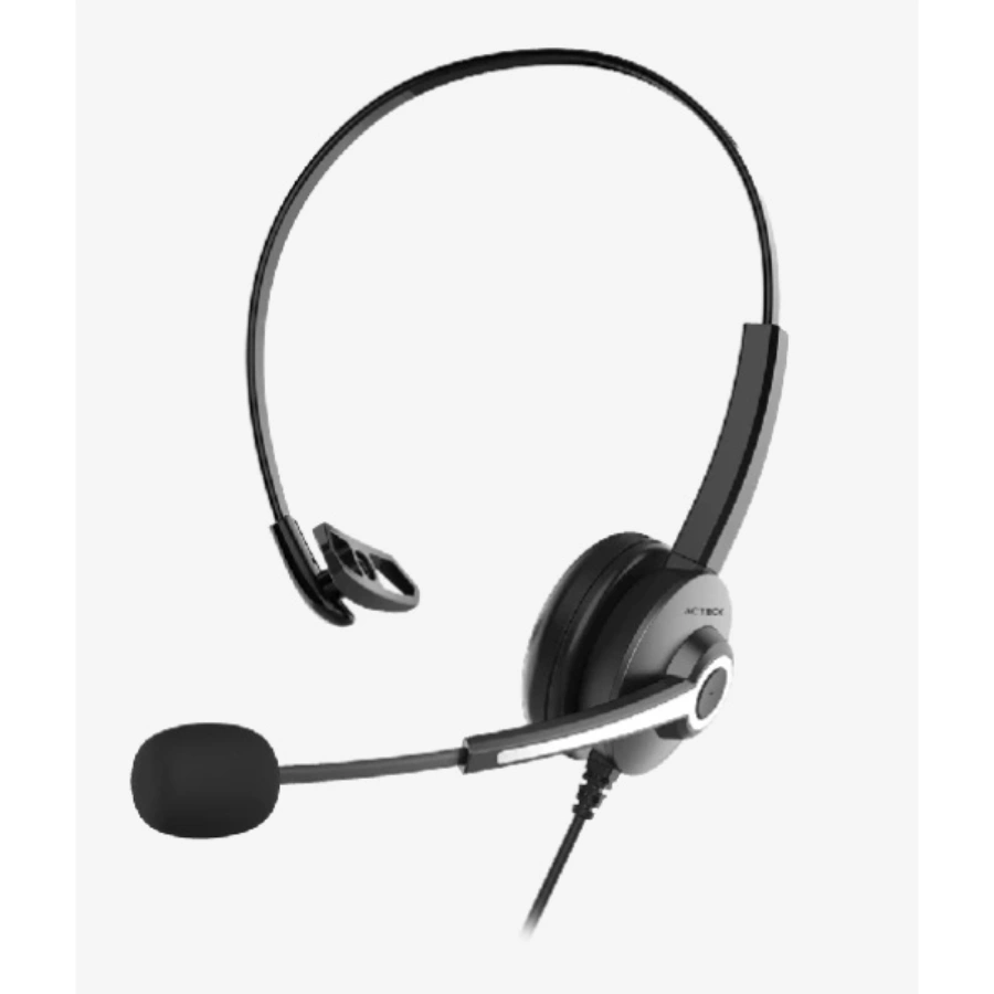 CP-ACTECK-AC-935326-602161 Diadema ACTECK CENTRIC PRO HP620 / Micrófono / Alámbrico / Llamadas / USB-A / Cable 2 M / Over-Ear / Negro - Image 1