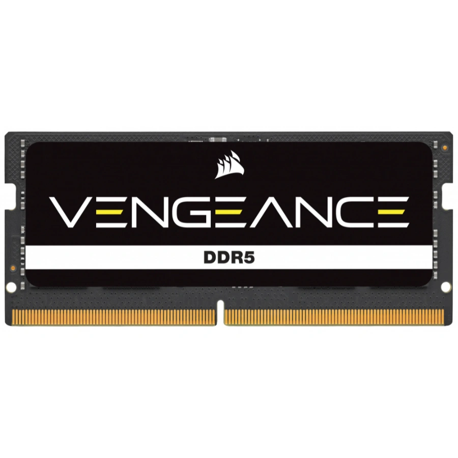 CP-CORSAIR-CMSX16GX5M1A5600C48-723861 Memoria RAM CORSAIR VENGEANCE / 16GB / DDR5 5600MHz / Para Laptop / CL48 / 1.1V / SODIMM / Negro - Image 1