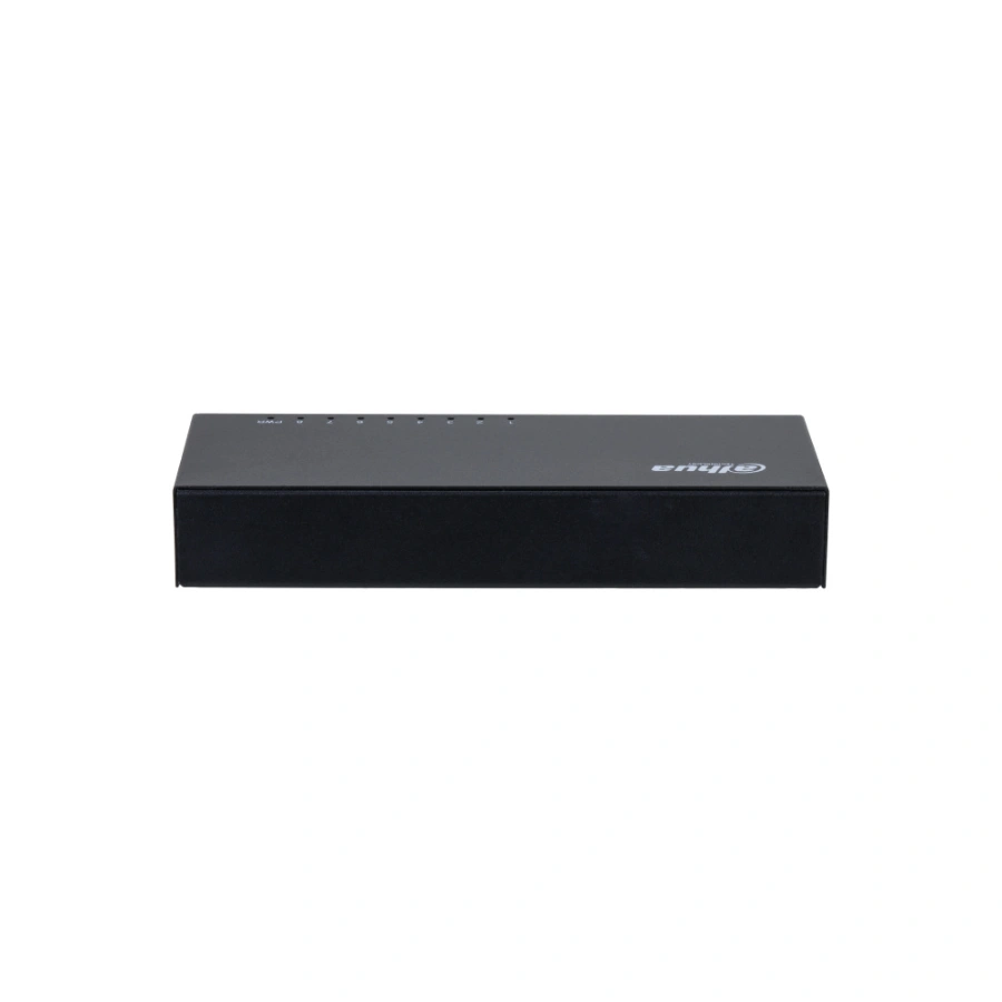 CP-DAHUA-DH-PFS3008-8ET-V2-d2fcff Switch DAHUA DH-PFS3008-8ET-V2 / Para Escritorio / 8 Puertos Fast Ethernet 10/100 Mbps / 16Gbit/s / Velocidad De Reenvió De Paquetes 1.1904 Mbps / Color Negro - Image 1