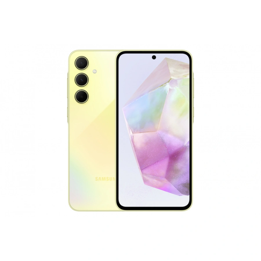 CP-SAMSUNG-SM-A356-8+256-AMARILLODS-f75d20 Smartphone SAMSUNG GALAXY A35 5G / Octa-Core / 6.6" / 8GB RAM / 256GB Almacenamiento / Cámara 50MP+8MP+5MP/13MP / Android / Doble SIM / Bluetooth 5.3 / Amarillo - Image 1