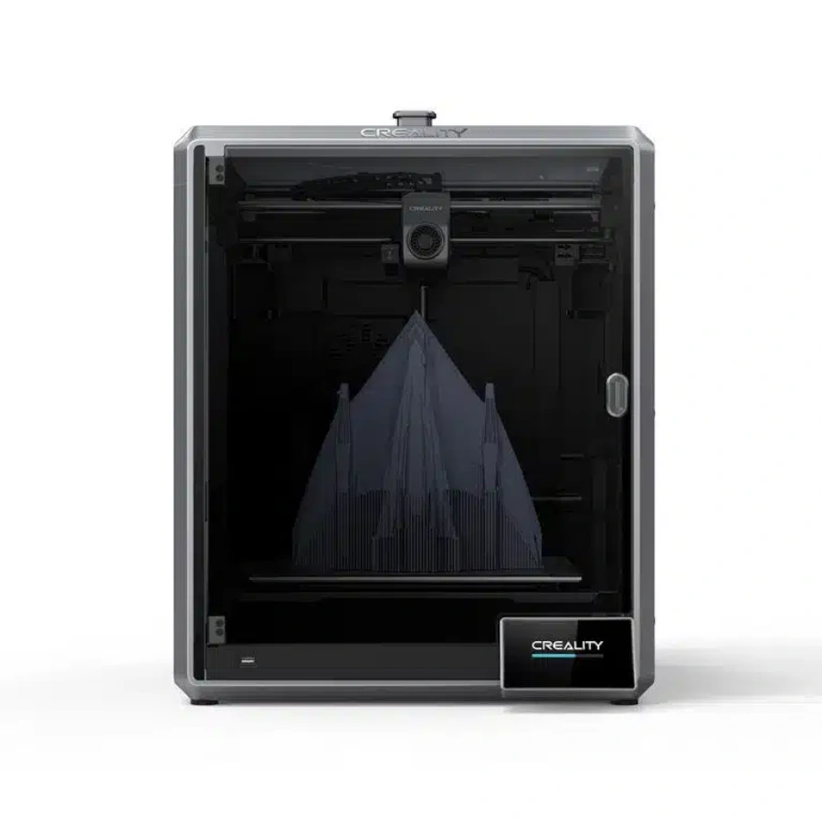 Creality-K1-MAX-Impresora-frontal Impresora 3D CREALITY K1 Max / 300X300X230 MM / 600 MM/s / 1.75 MM / Múltiples Filamentos Compatibles / USB, Wi-Fi, Ethernet / Pantalla Táctil 4.3" / 1000 W / Color Negro - Image 1