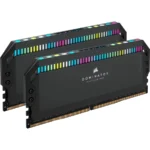 Kit De Memoria RAM CORSAIR DOMINATOR PLATINUM RGB / 32GB 2X16GB / DDR5 6000MHz / CL36 / 1.25V / DIMM / RGB / Corsair iCue / Color Negro