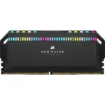 Kit De Memoria RAM CORSAIR DOMINATOR PLATINUM RGB / 32GB 2X16GB / DDR5 6000MHz / CL36 / 1.25V / DIMM / RGB / Corsair iCue / Color Negro - Image 4